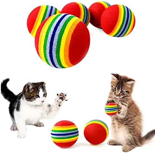 Rainbow Chase Cat Foam Ball