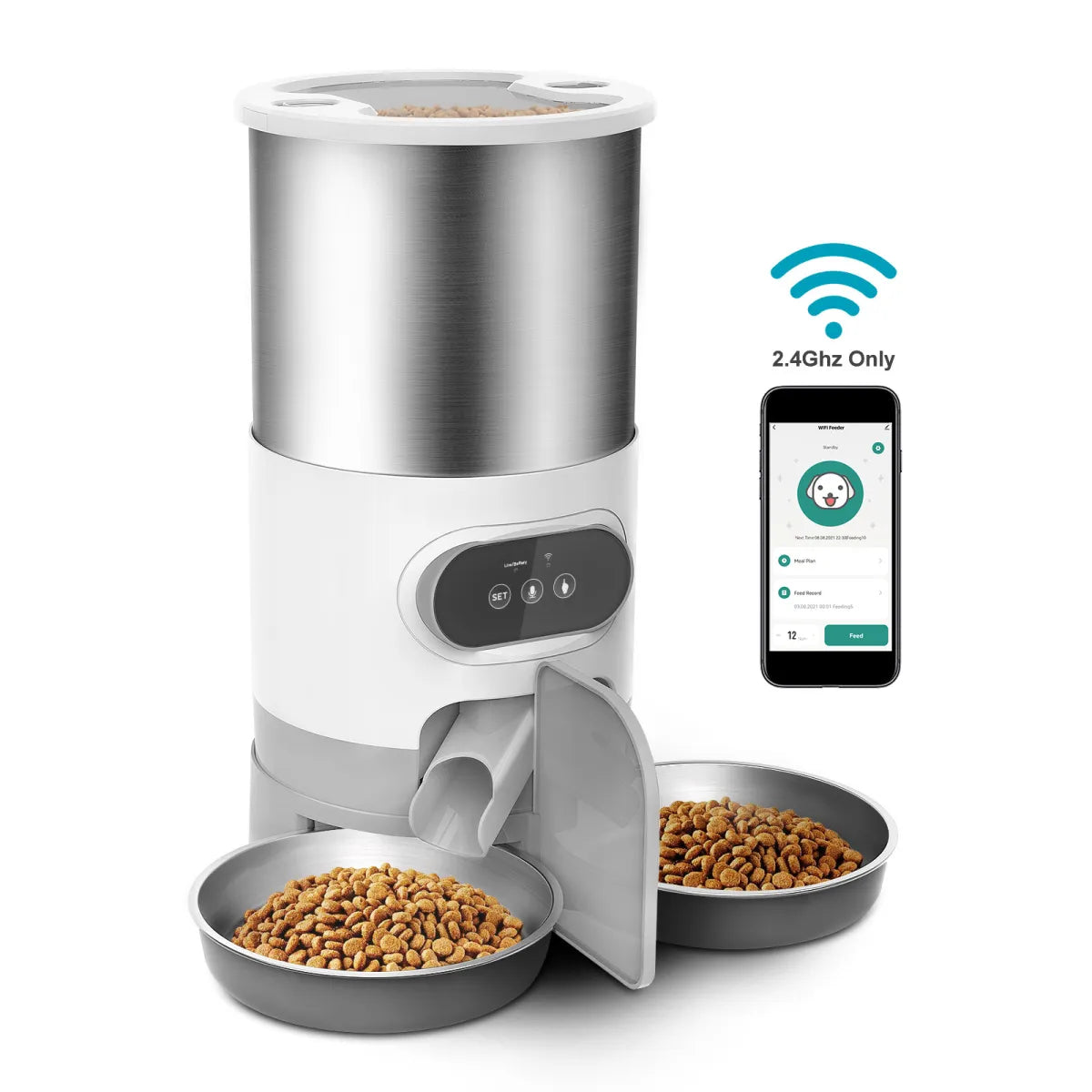 45L Smart Pet Feeder with Voice Timer