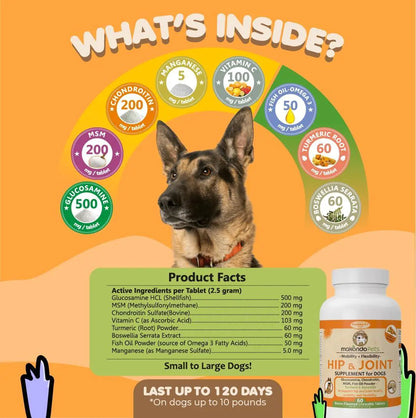 Dog Hip and Joint Supplement For MSM