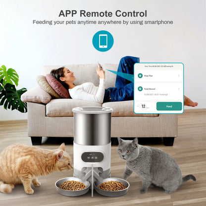 45L Smart Pet Feeder with Voice Timer