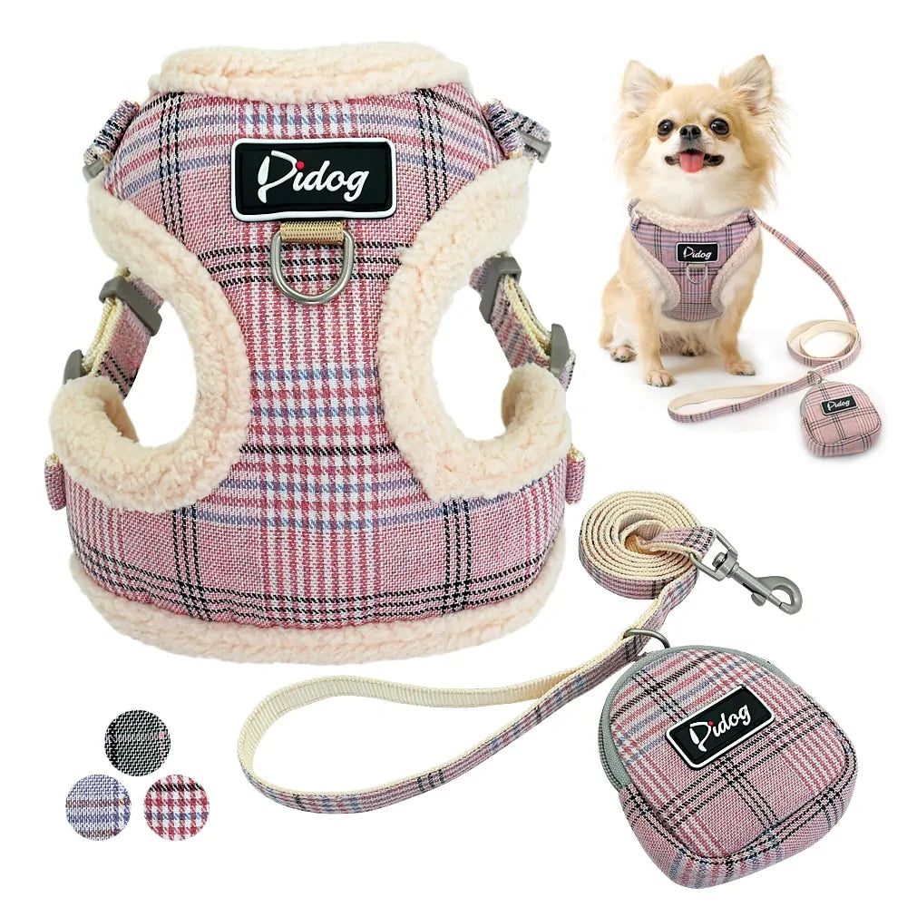 Adjustable Soft Harness Set For Dog