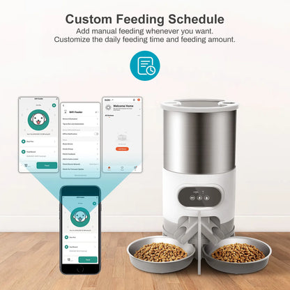 45L Smart Pet Feeder with Voice Timer